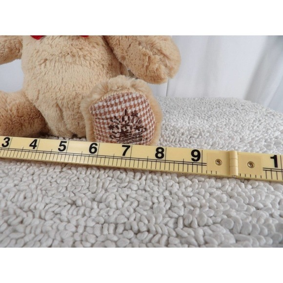 Edible Arrangements Brown EDI Red Bow Soft Teddy Bear Stuffed Animal Plush Toy - Picture 8 of 9